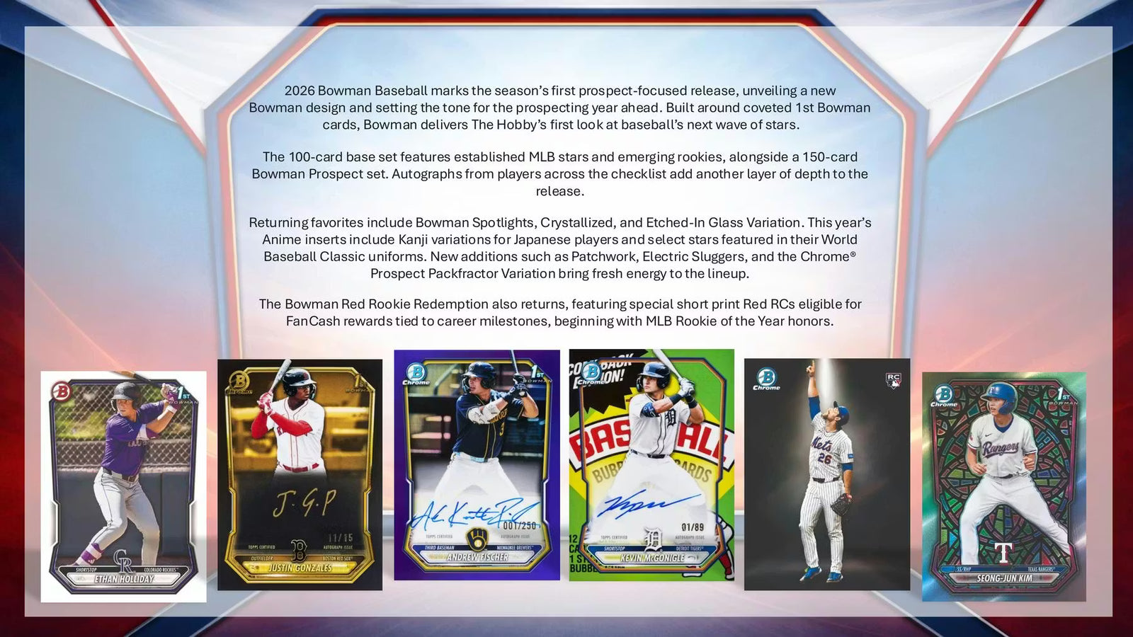 2026 Topps Bowman Baseball Breakers Delight Trading Cards