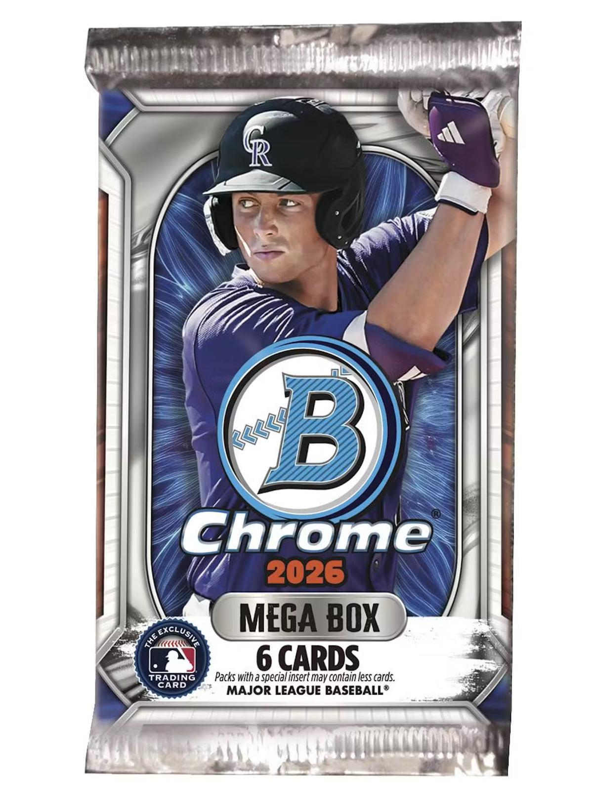 2026 Topps Bowman Chrome Baseball Mega Trading Cards LV