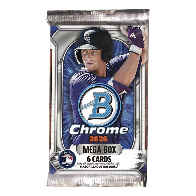2026 Topps Bowman Chrome Baseball Mega Trading Cards LV