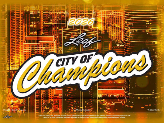 2026 Leaf City of Champions Hobby Trading Cards