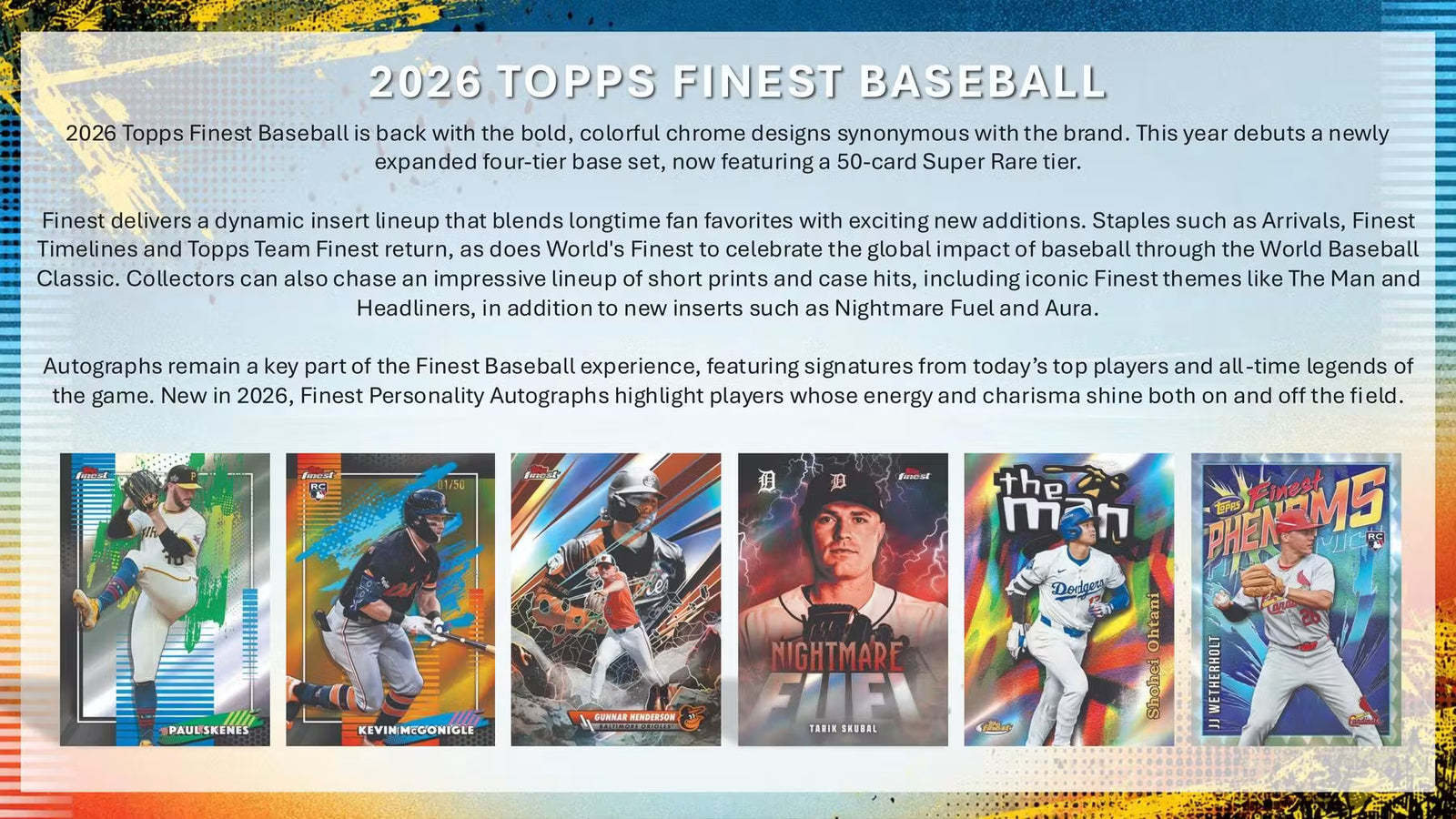 2026 Topps Finest Baseball Breakers Delight Trading Cards