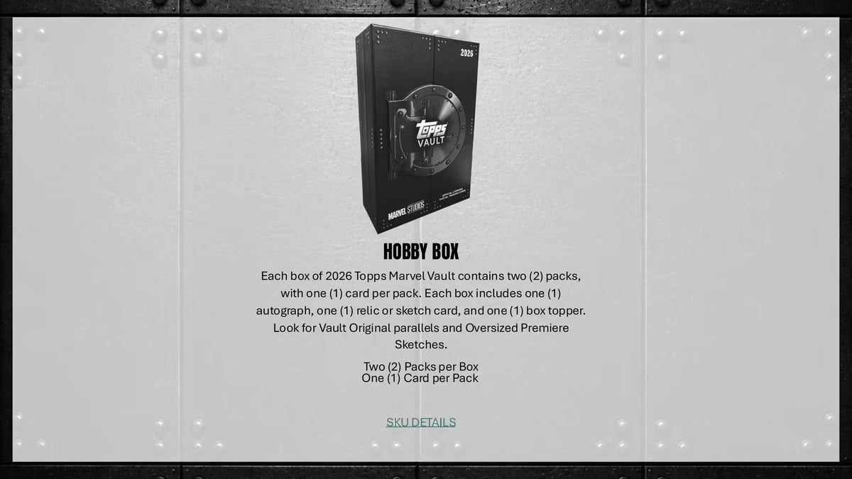 2026 Topps Vault Marvel Hobby Trading Cards