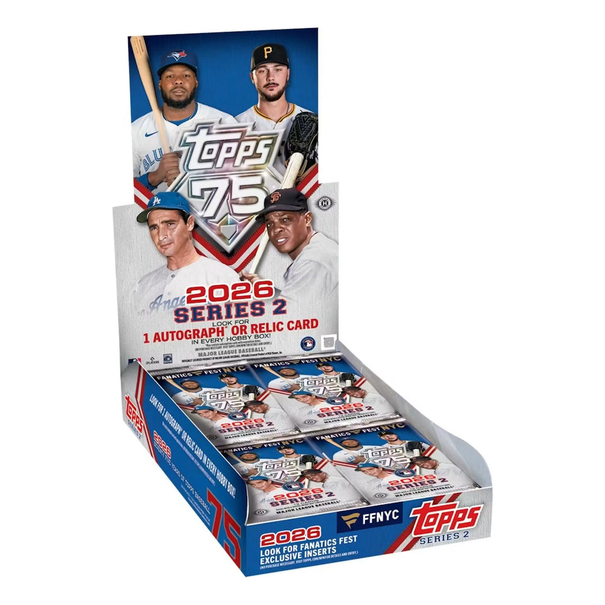 2026 Topps Series 2 Fanatics Fest NYC Baseball Hobby Trading Cards LV