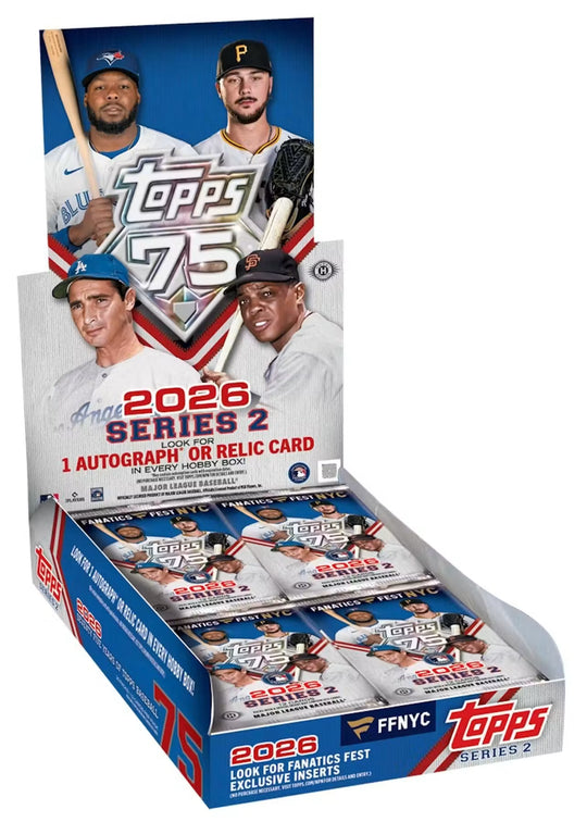 2026 Topps Series 2 Fanatics Fest NYC Baseball Hobby Trading Cards LV