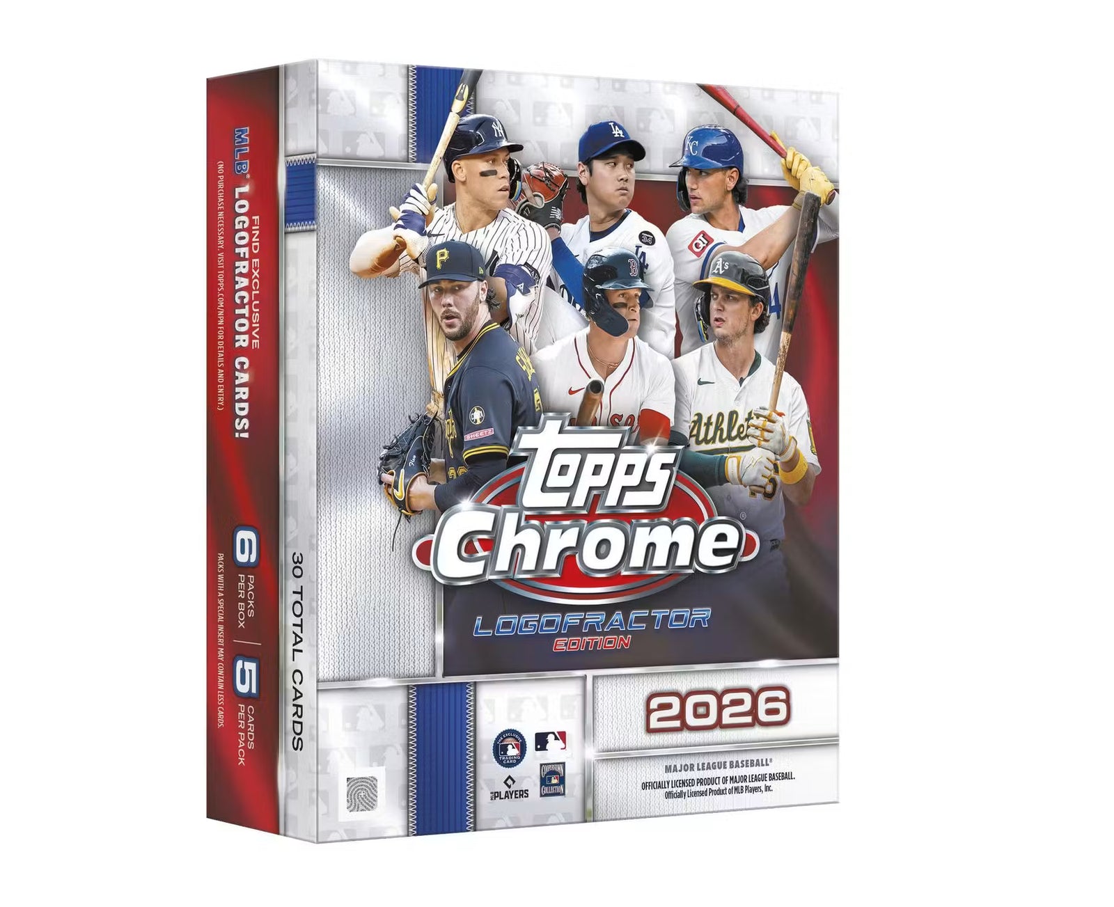 2026 Topps Chrome Baseball Logofractor Edition Trading Cards