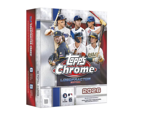2026 Topps Chrome Baseball Logofractor Edition Trading Cards LV