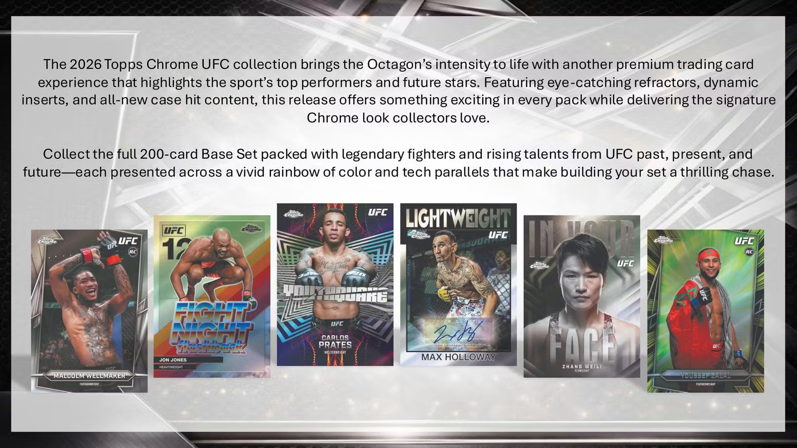 2026 Topps Chrome UFC Hobby Trading Cards