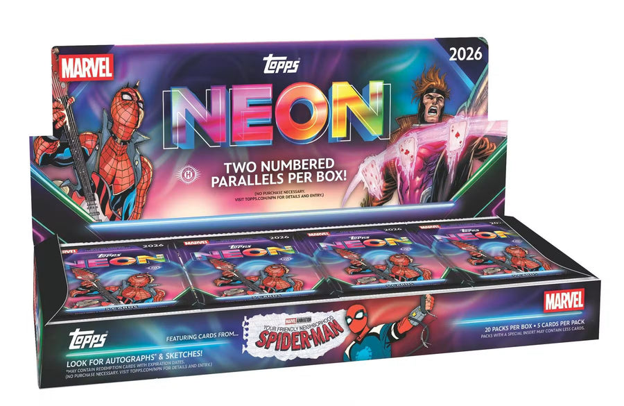 2026 Topps Marvel Neon Hobby Trading Cards