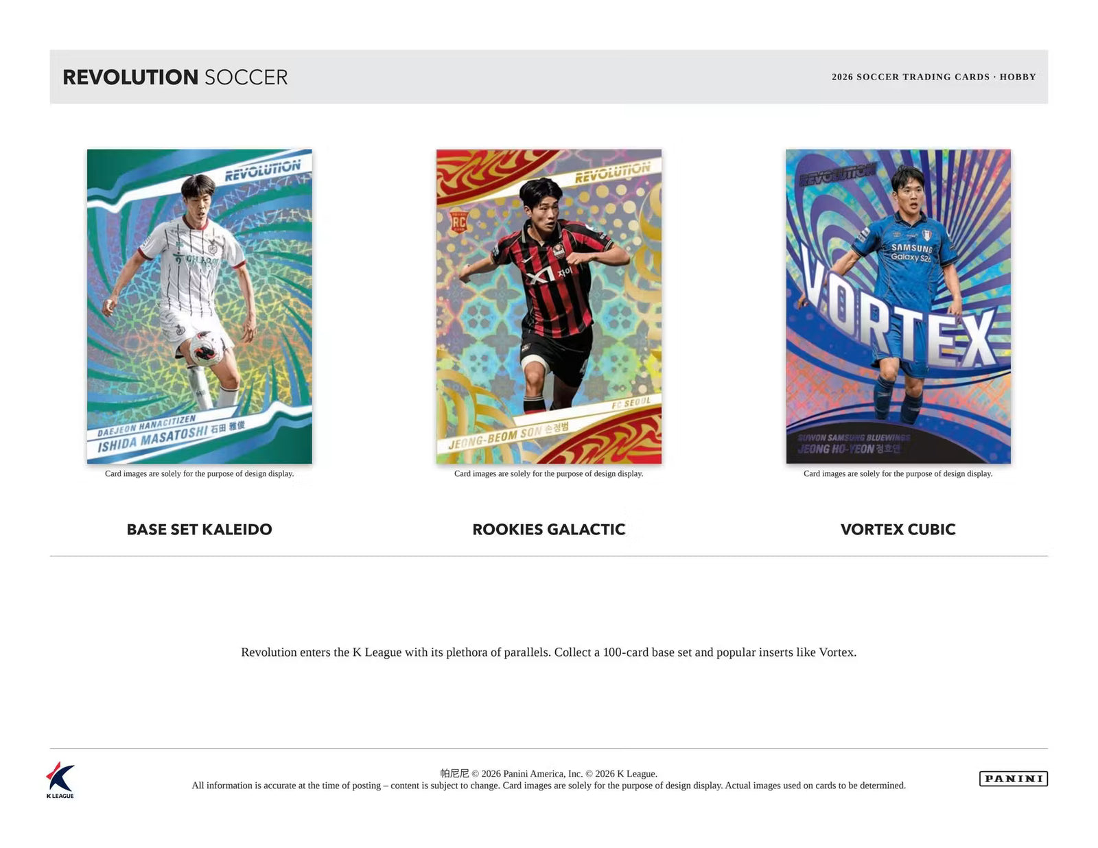 2026 Panini Revolution K League Soccer Hobby Trading Cards