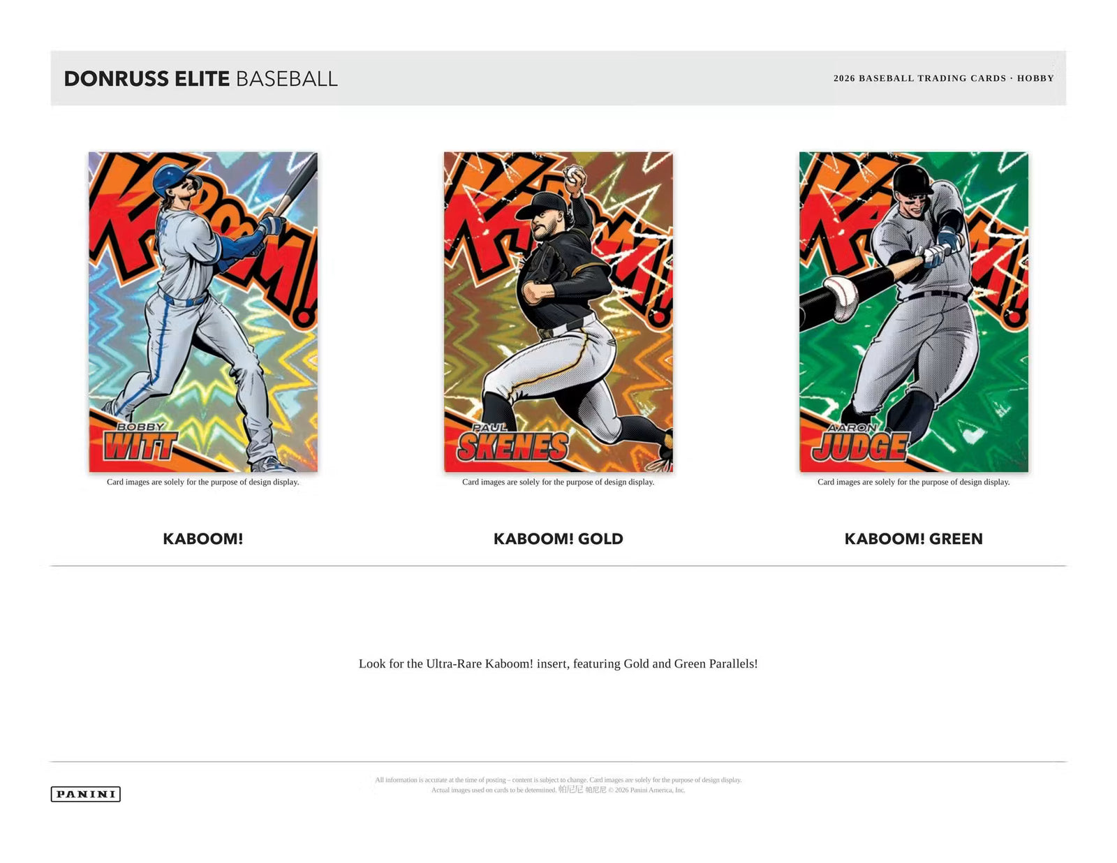 2026 Panini Donruss Elite Baseball Hobby Trading Cards