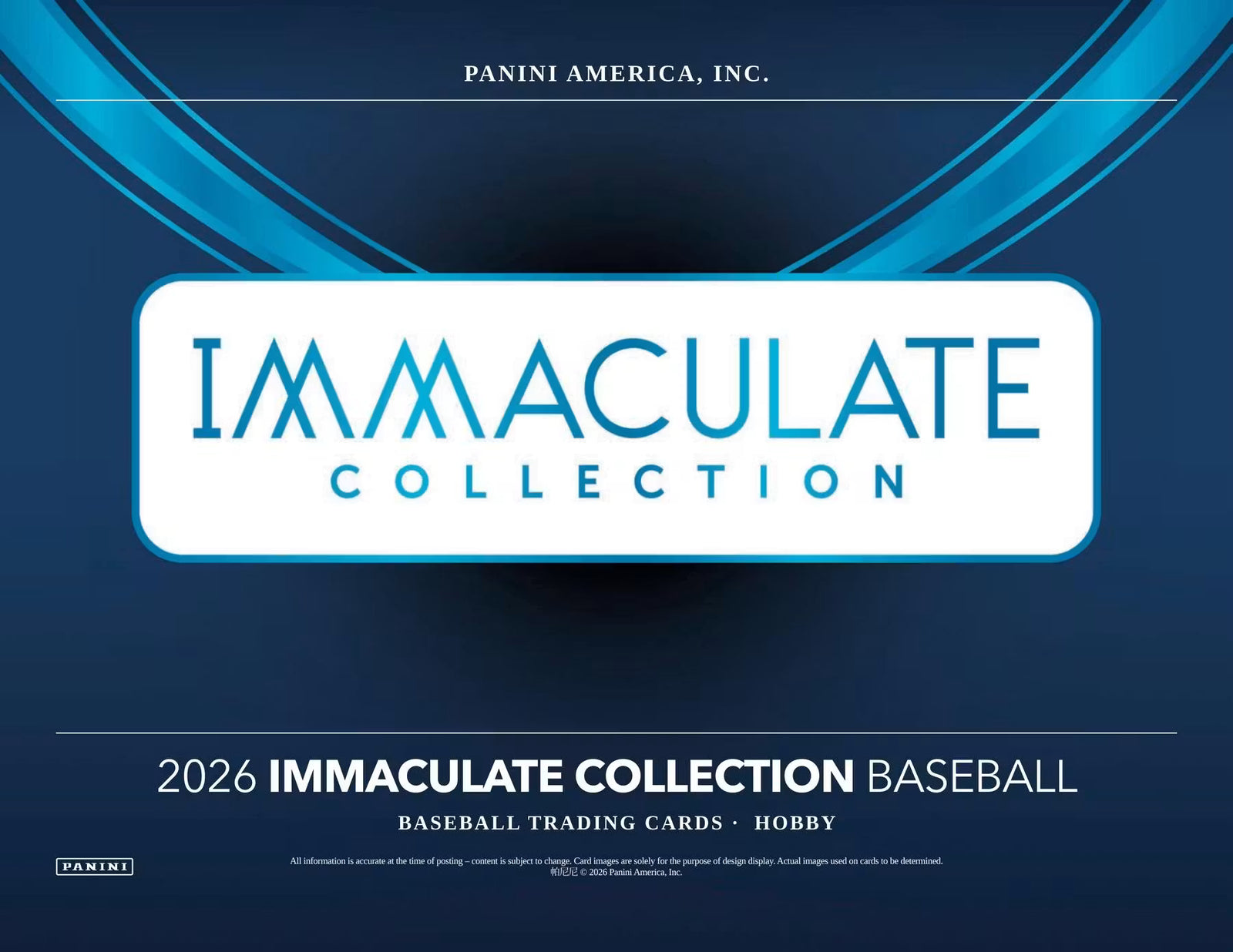 2026 Panini Immaculate Baseball Hobby Trading Cards