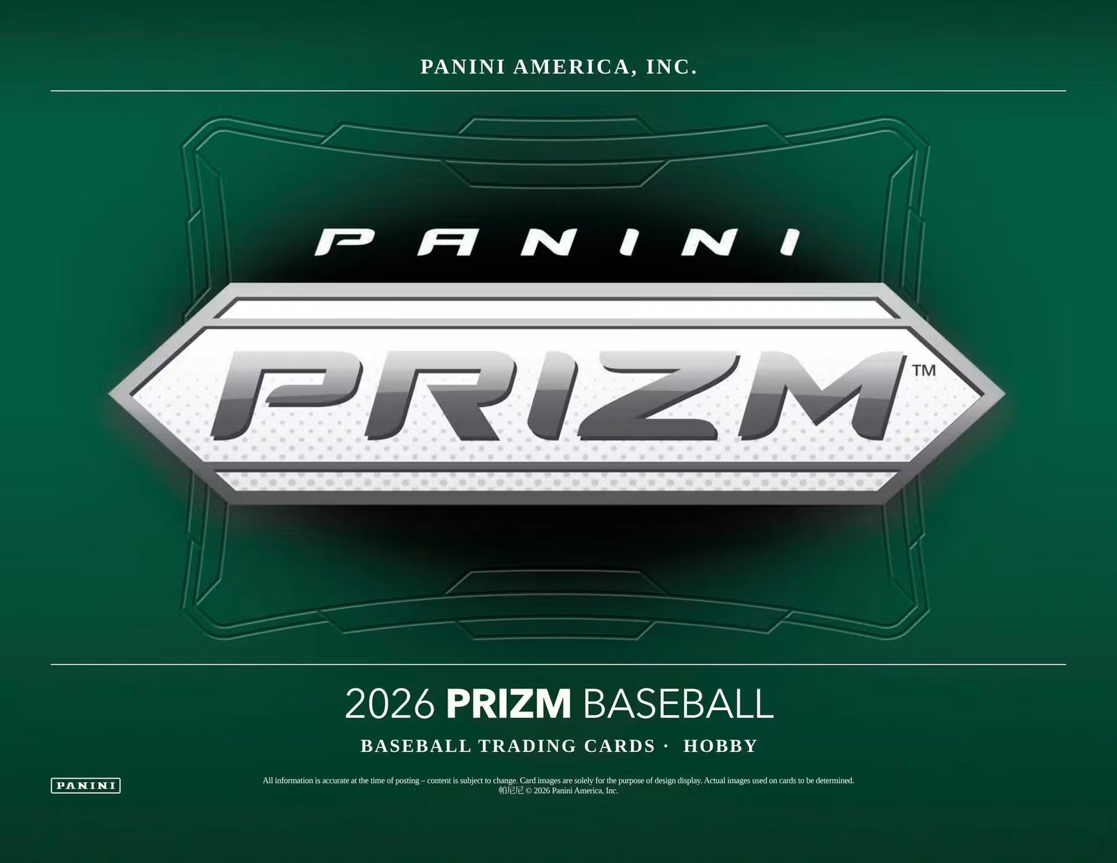 2026 Panini Prizm Baseball Hobby Trading Cards
