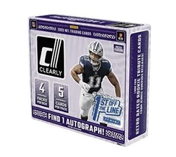 2023 Panini Donruss Clearly Football FOTL Trading Cards