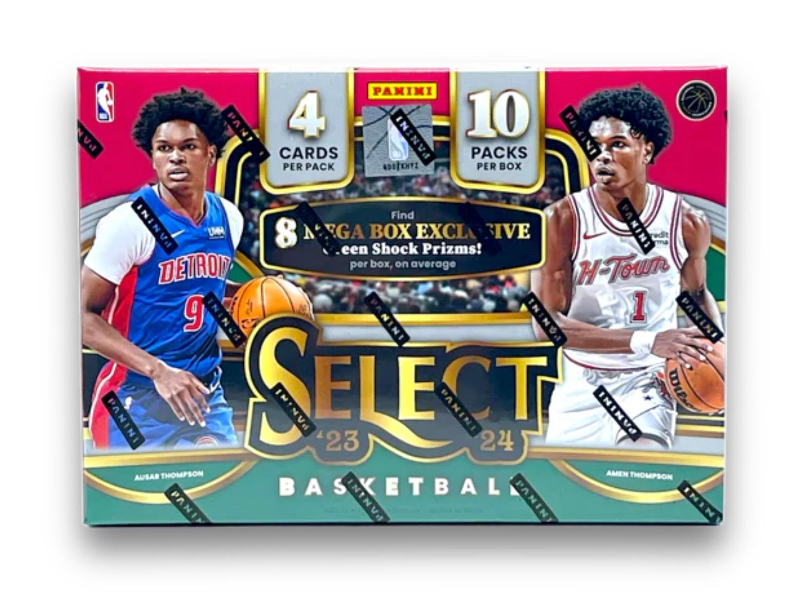 2023-24 Panini Select Basketball Mega Hobby Trading Cards