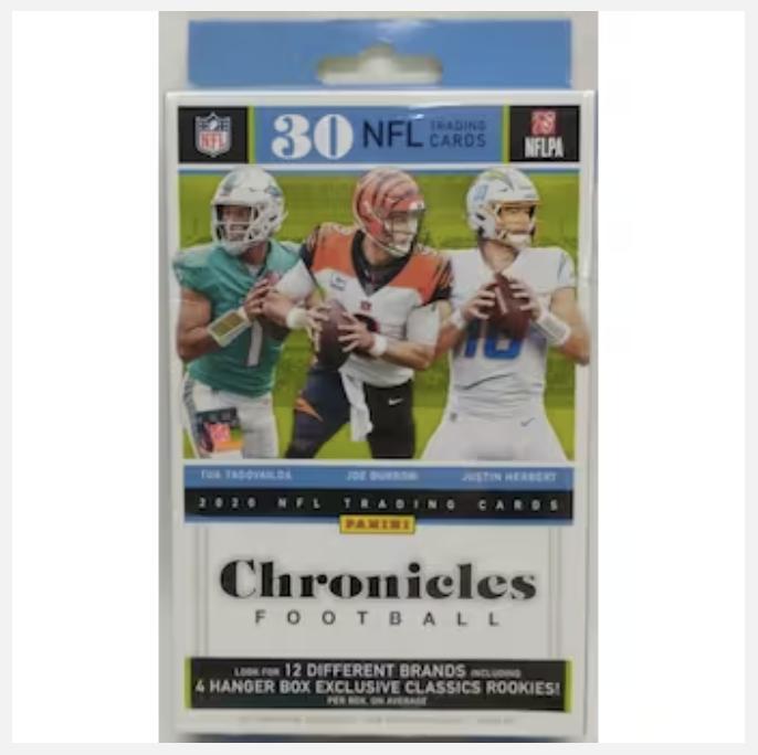 2020 Panini Chronicles Football Hanger Trading Cards