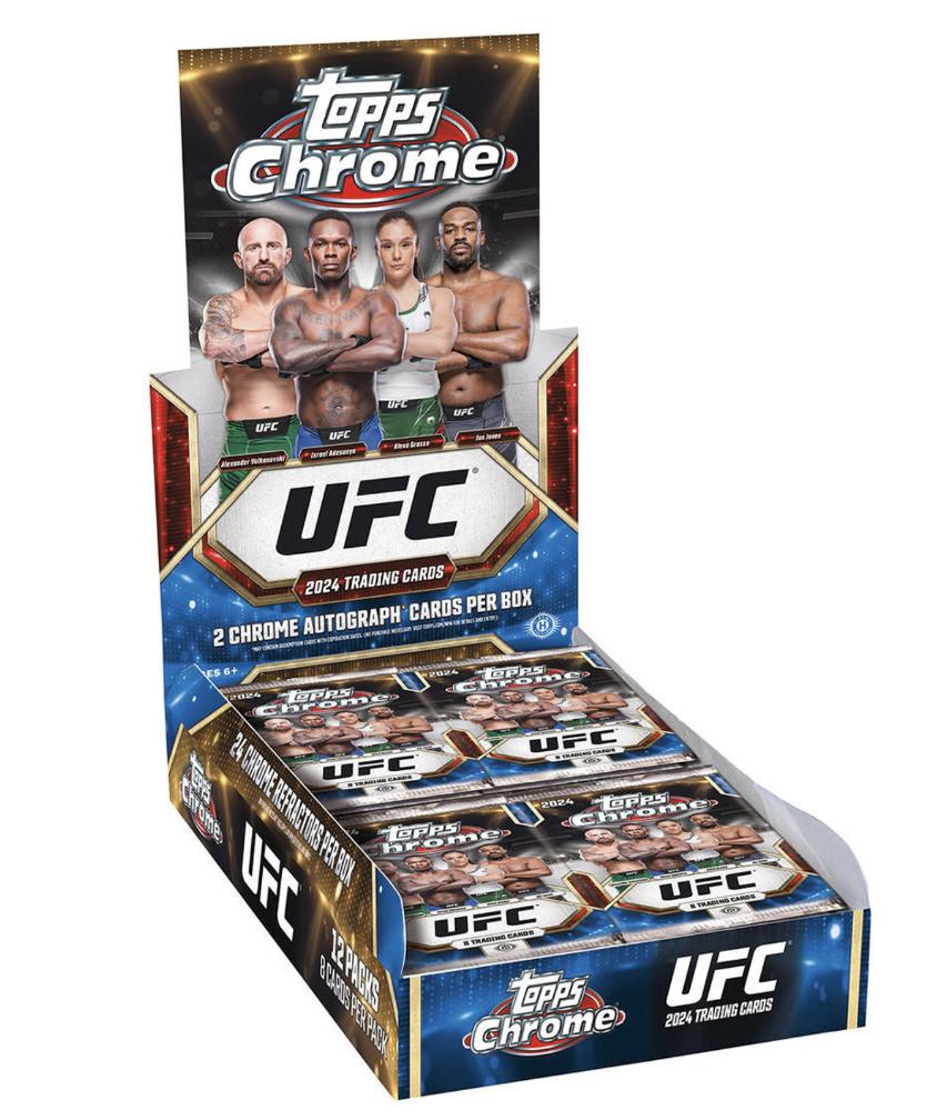 2024 Topps Chrome UFC Hobby Trading Cards