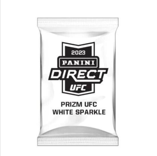 2023 Panini Select UFC White Sparkle Trading Cards