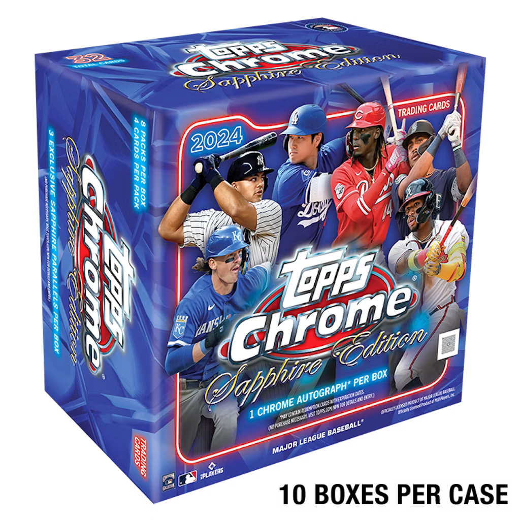 2024 Topps Chrome Baseball Sapphire Edition Trading Cards