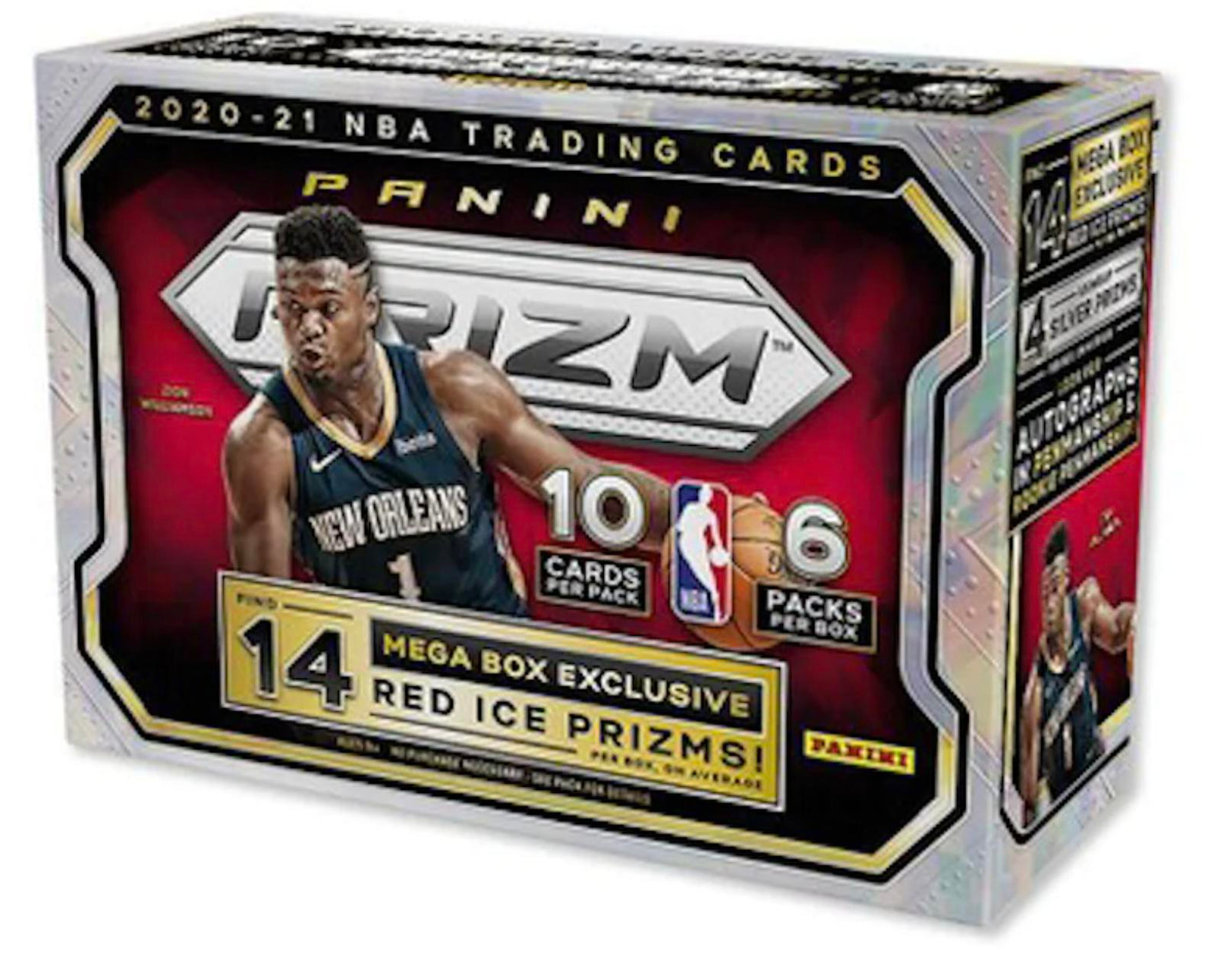 2020-21 Panini Prizm Basketball Mega Red Ice Trading Cards