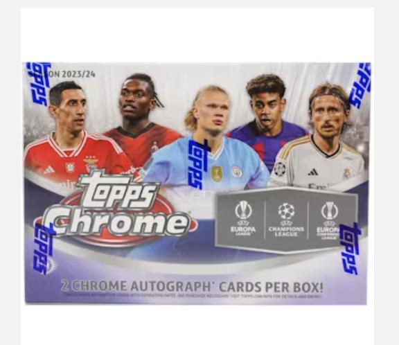 2023-24 Topps Chrome Soccer UEFA Club Competition Breakers Delight Trading Cards