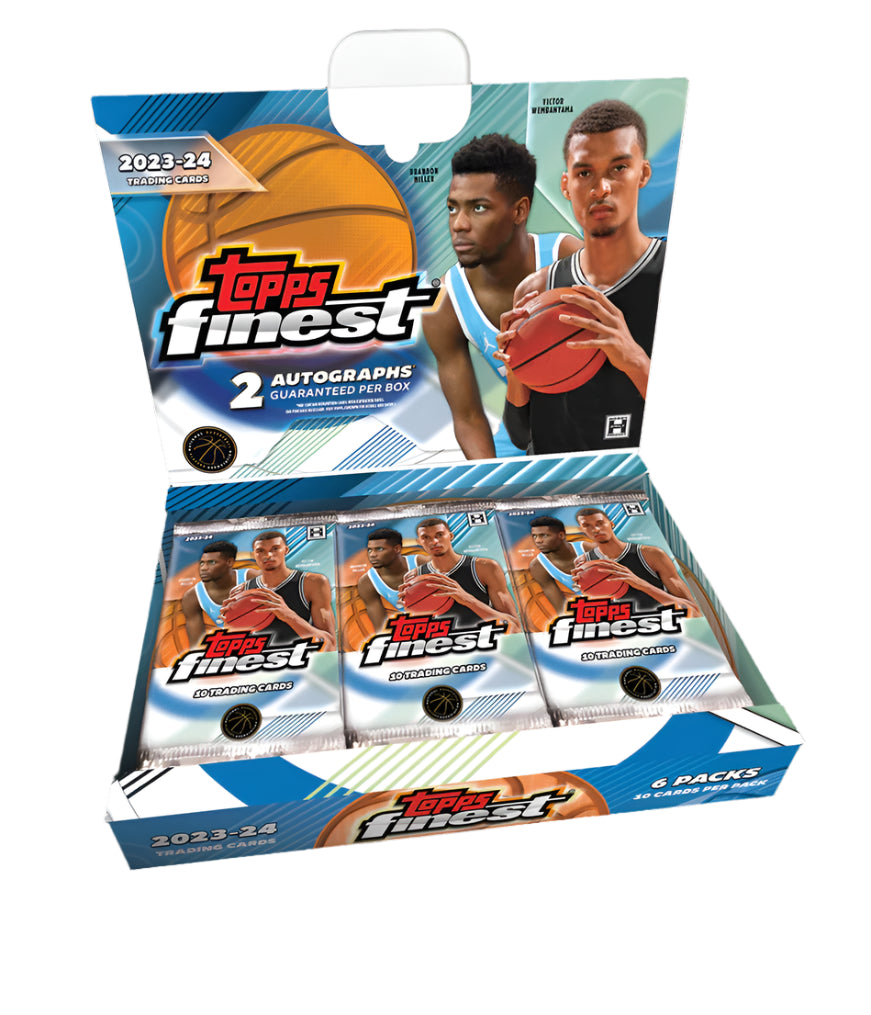 2023-24 Topps Finest Basketball Hobby Trading Cards