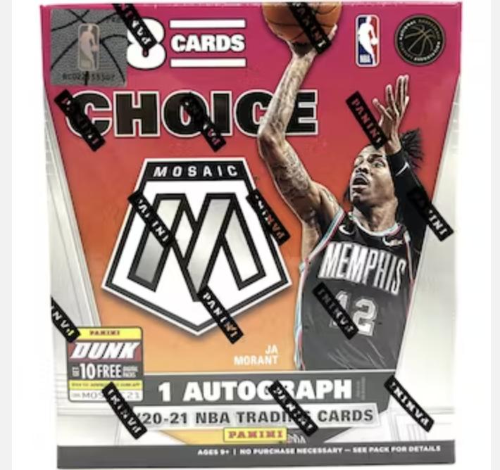 2020-21 Panini Mosaic Basketball Choice Trading Cards