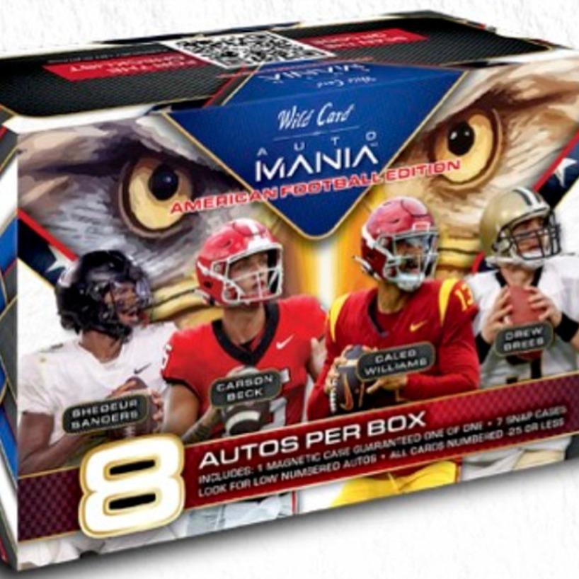 2024 Wild Card Auto Mania Football Hobby Trading Cards