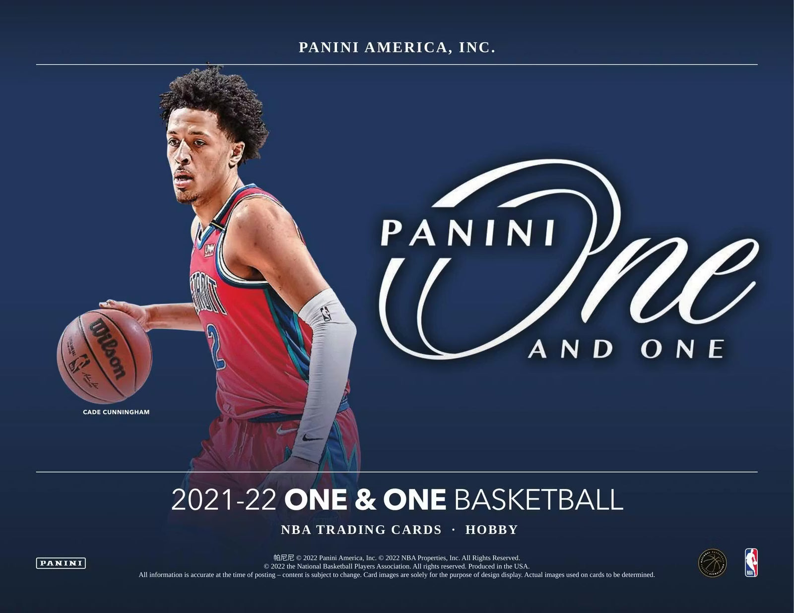 2021-22 Panini One and One Basketball Trading Cards
