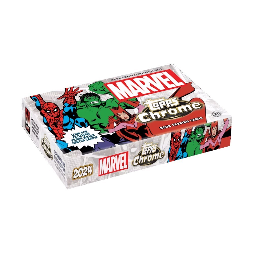 2023-24 Topps Chrome Marvel Comics Hobby Trading Cards