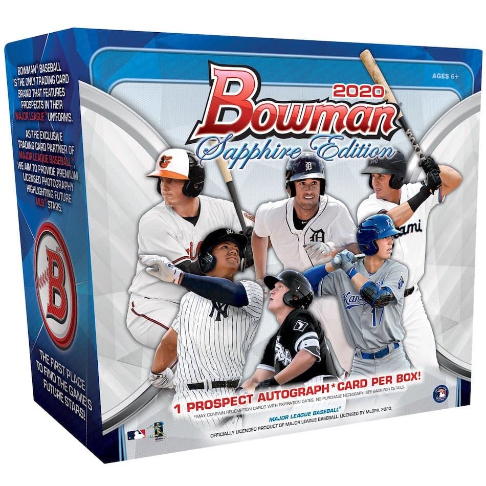 2020 Topps Bowman Baseball Sapphire Trading Cards