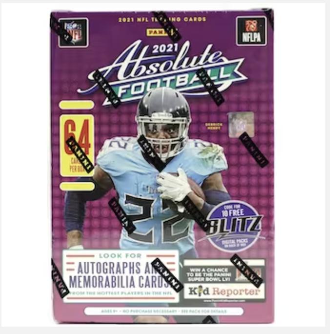 2021 Panini Absolute Football Blaster Trading Cards