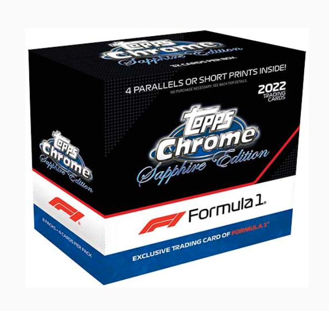 2022 Topps Chrome Formula 1 Sapphire Hobby Trading Cards