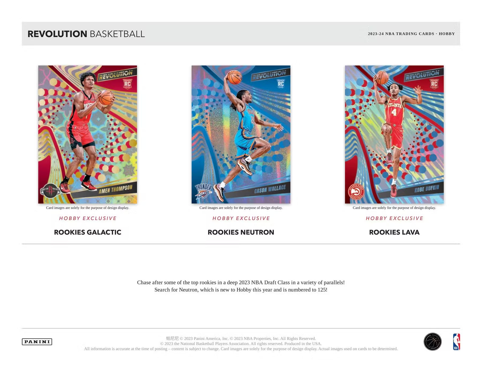 2023-24 Panini Revolution Basketball Hobby Trading Cards
