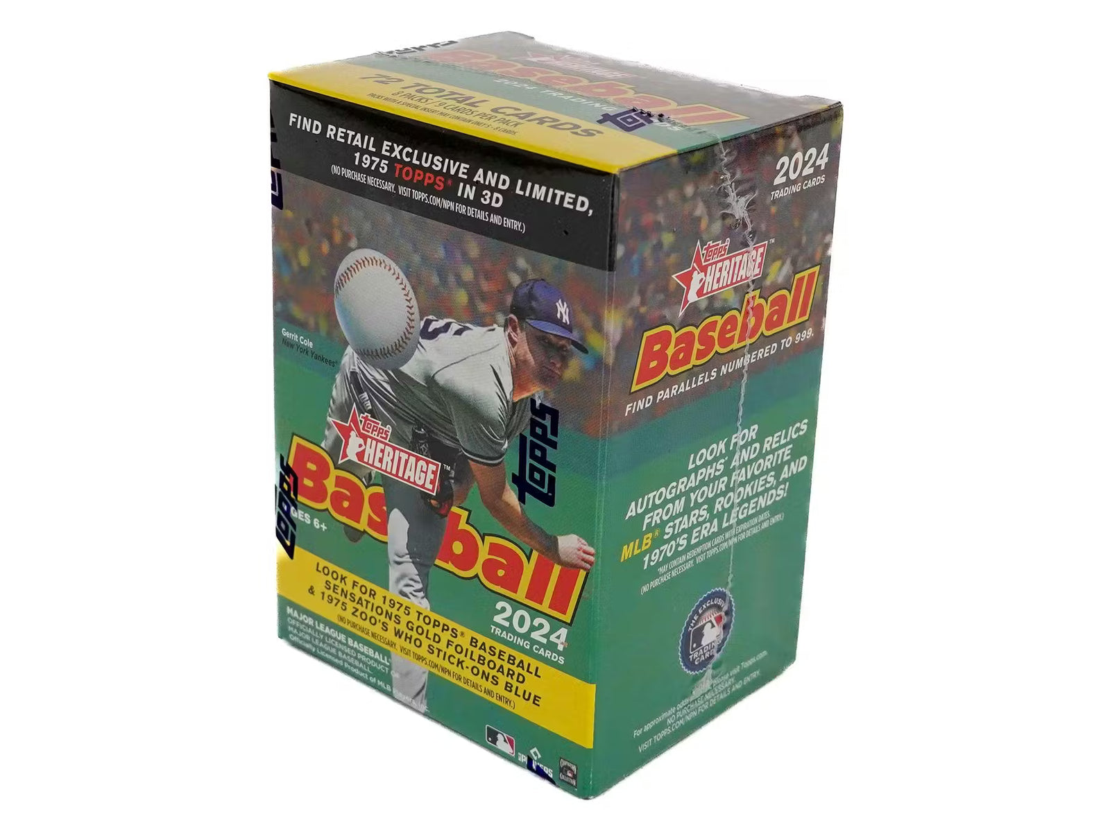 2024 Topps Heritage Baseball Blaster Trading Cards