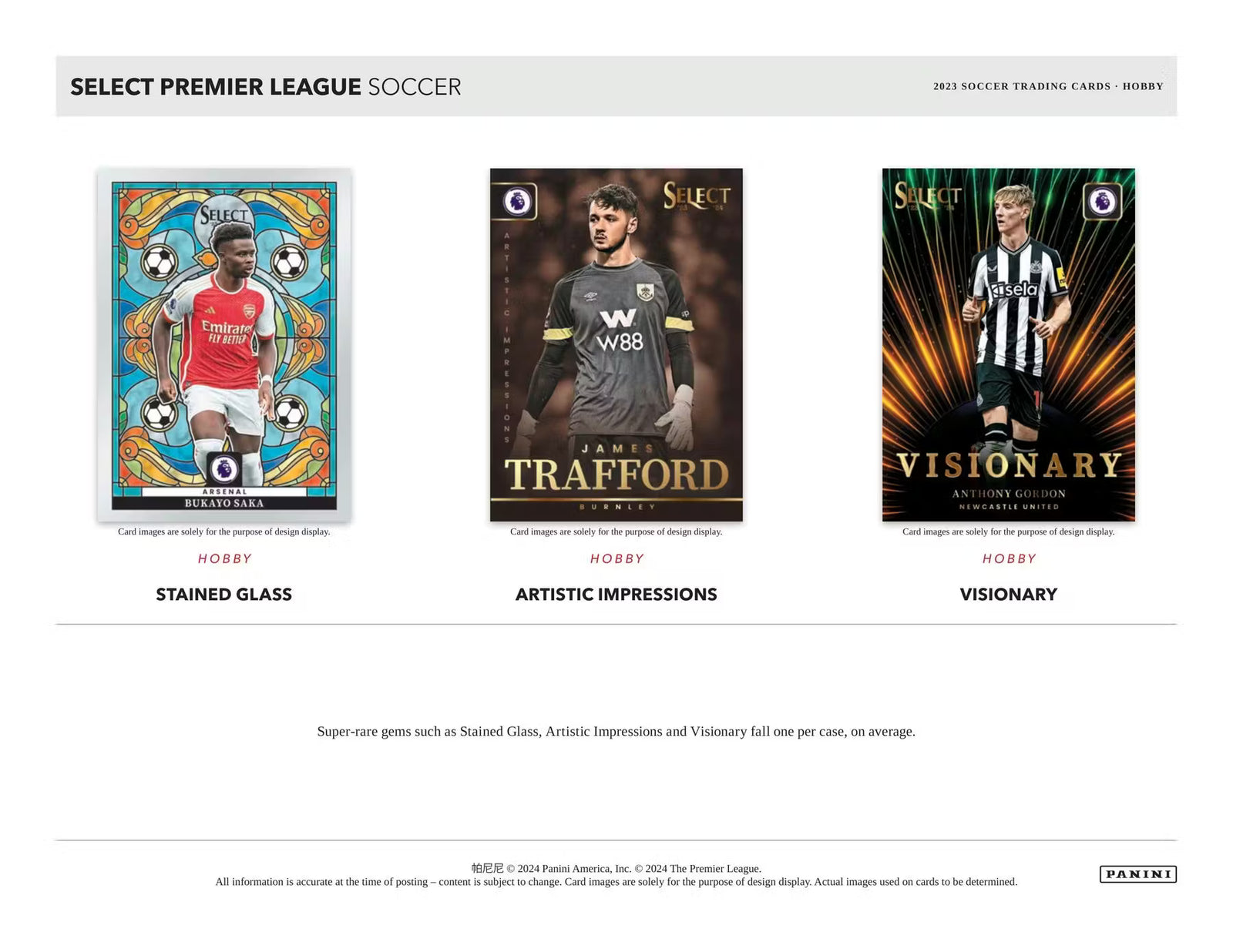 2023 24 Panini Select Soccer EPL Hobby Trading Cards