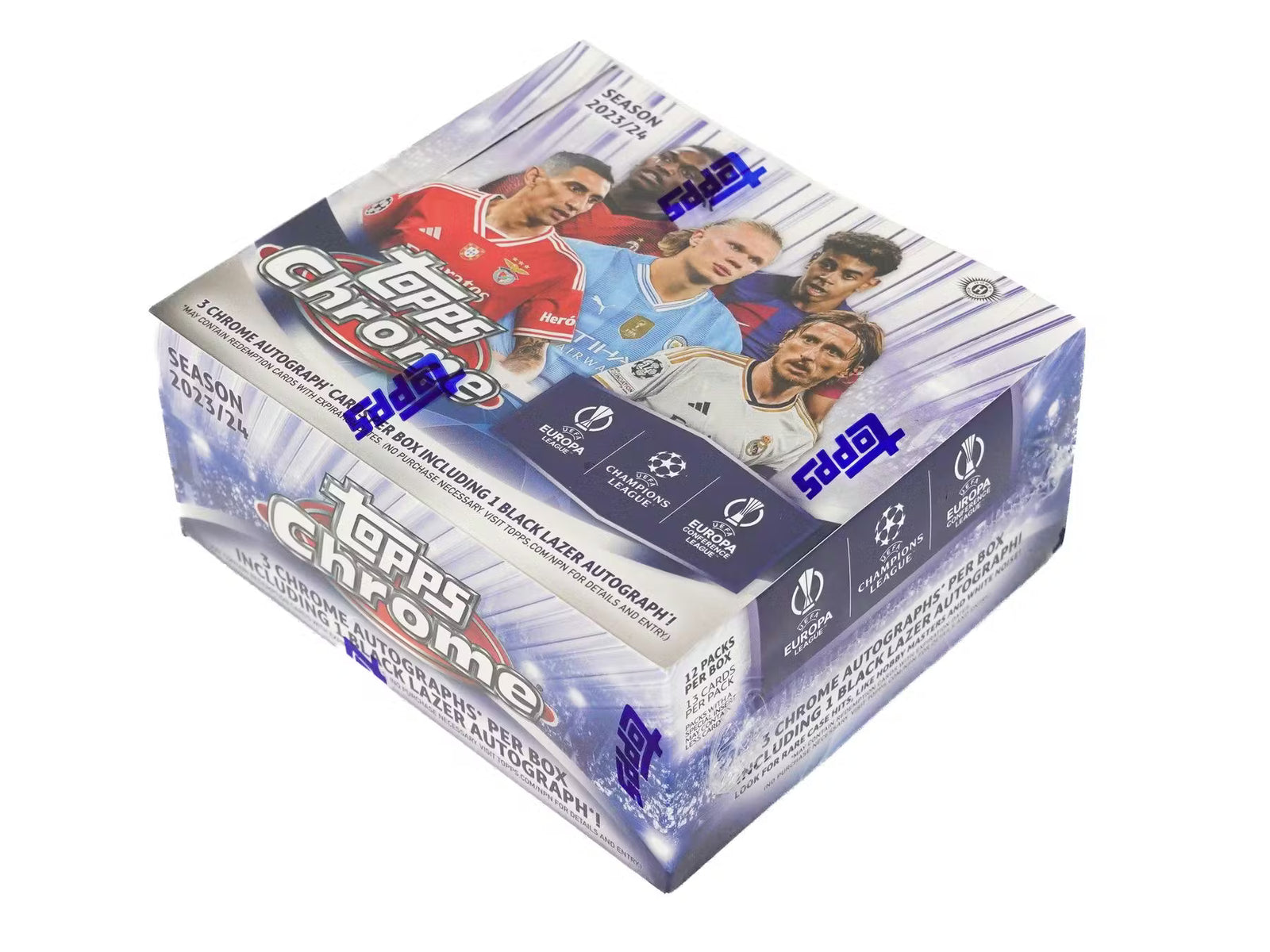 2023-24 Topps Chrome Soccer UEFA Club Competition Jumbo Hobby Trading Cards