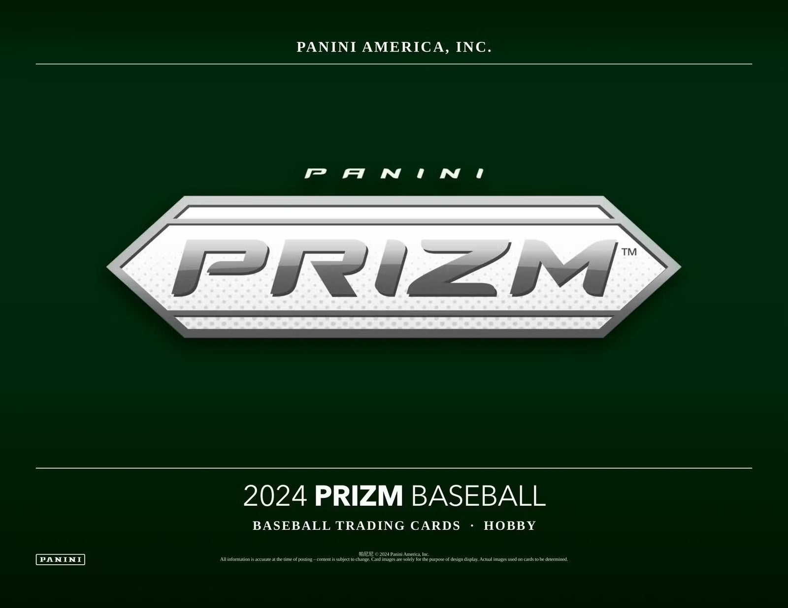 2024 Panini Prizm Baseball Hobby Trading Cards
