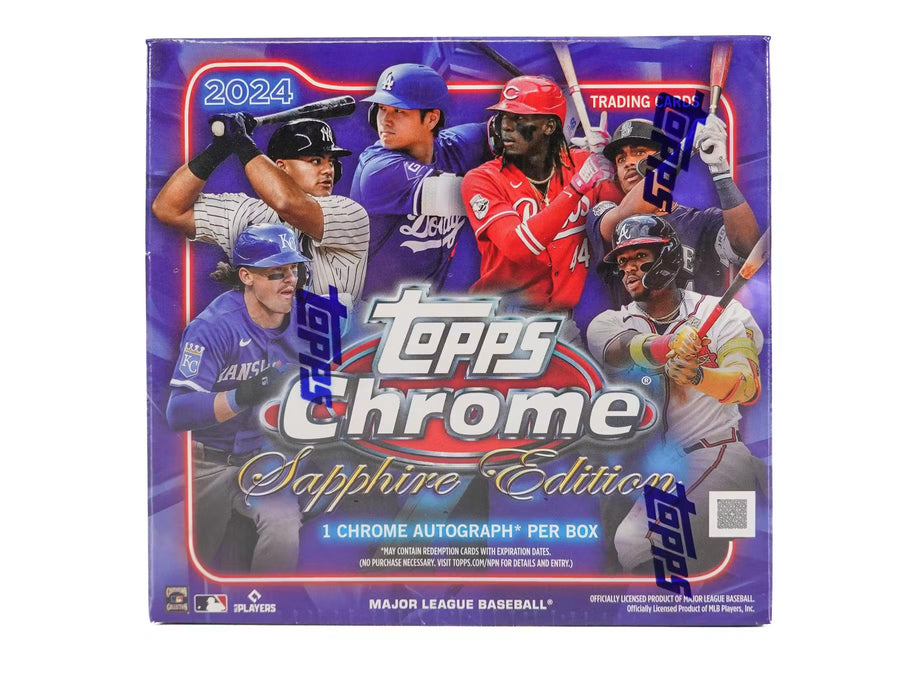2024 Topps Chrome Baseball Sapphire Edition Trading Cards