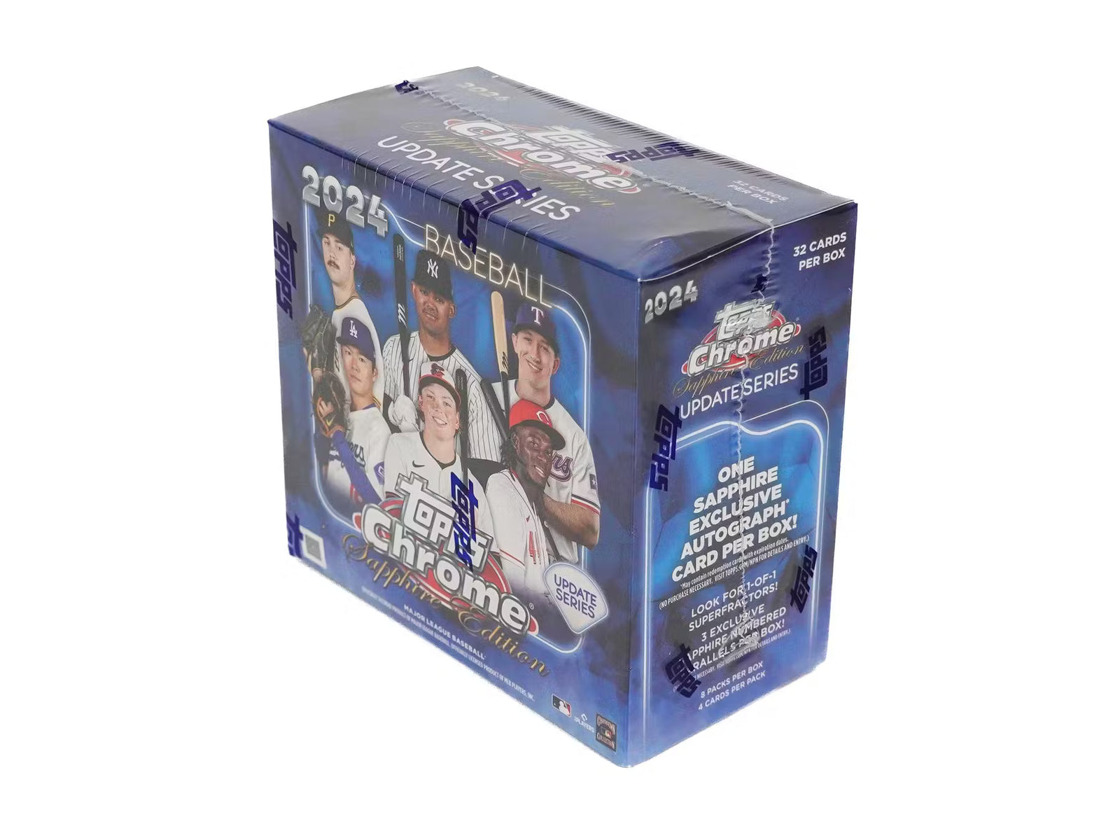 2024 Topps Chrome Baseball Update Series Sapphire Edition Trading Cards