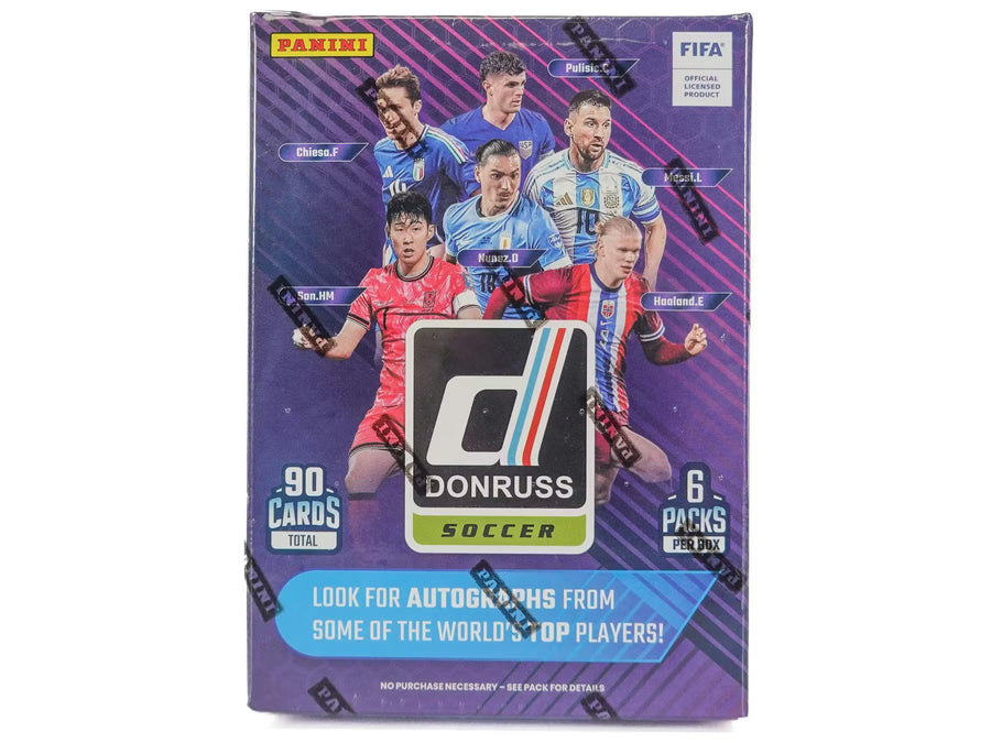 2024-25 Panini Donruss Soccer Blue Cubic Blaster Trading Cards