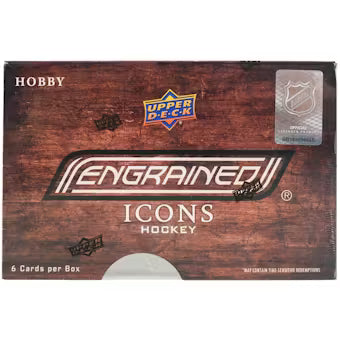 2024-25 Upper Deck Engrained Icons Hockey Hobby Trading Cards
