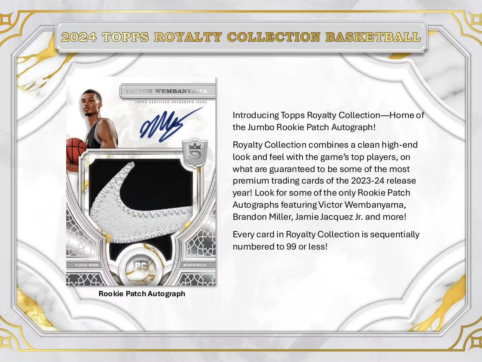 2023-24 Topps Royalty Collection Basketball Hobby Trading Cards
