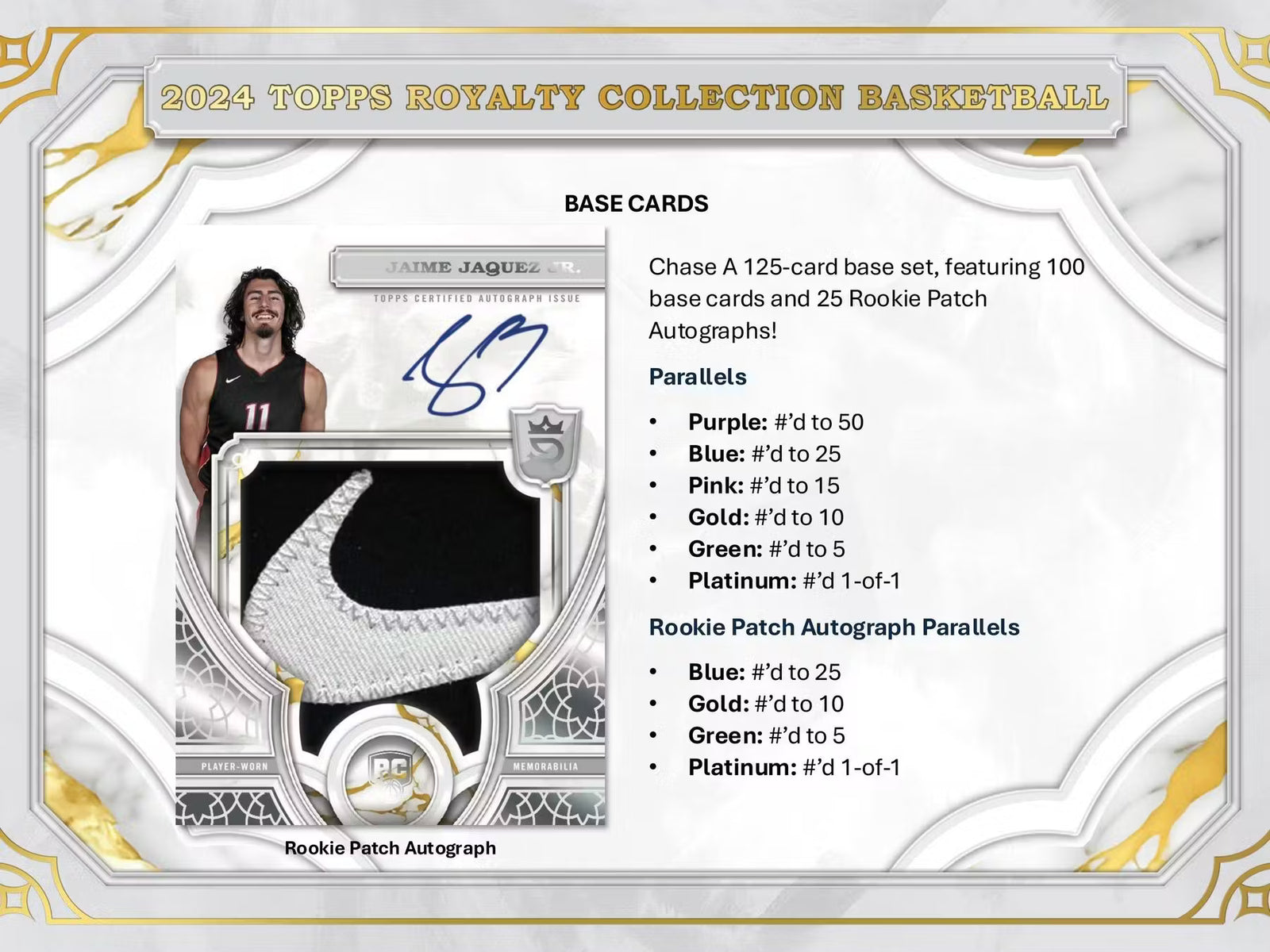2023-24 Topps Royalty Collection Basketball Hobby Trading Cards