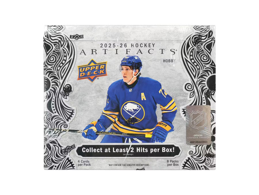 2025-26 Upper Deck Artifacts Hockey Hobby Trading Cards