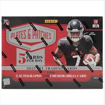 2023 Panini Plates and Patches Football Hobby Trading Cards