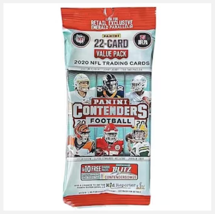 2020 Panini Contenders Football Jumbo Trading Cards