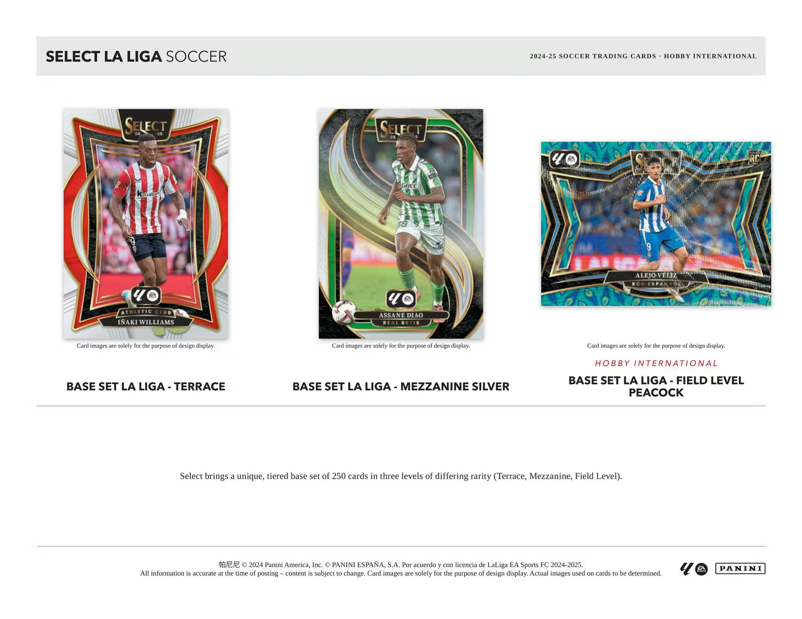2024-25 Panini Select Soccer La Liga International Hobby Trading Cards