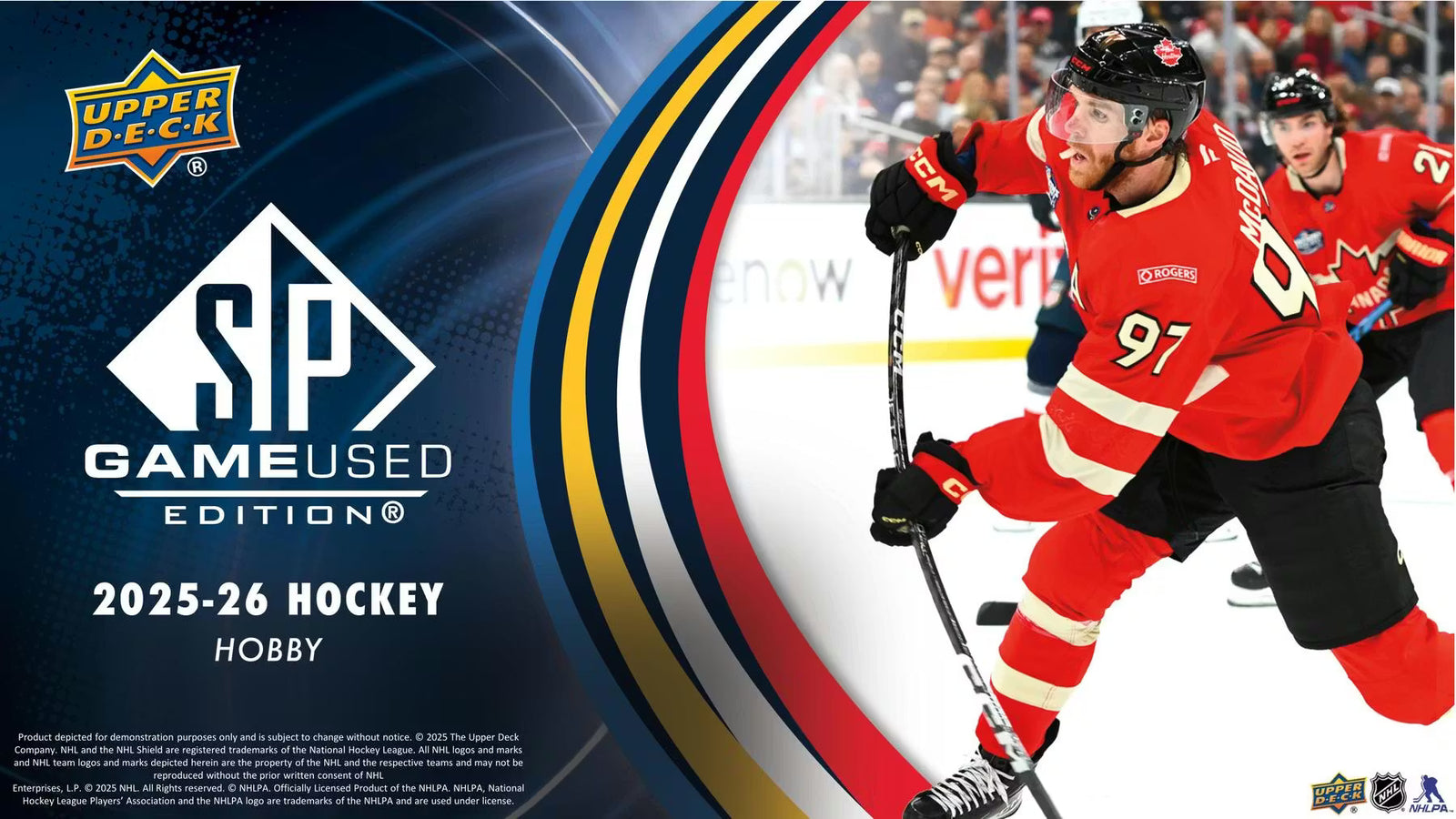 2025-26 Upper Deck SP Game Used Hockey Hobby Trading Cards
