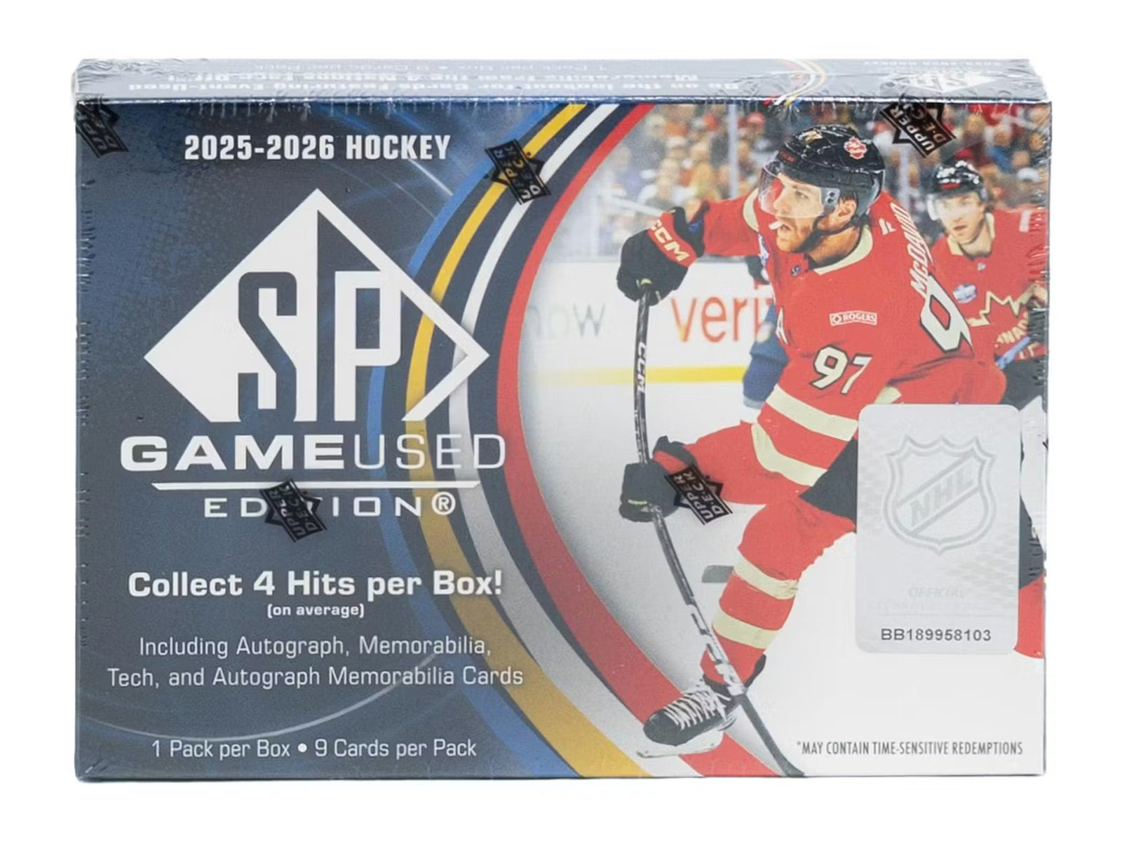 2025-26 Upper Deck SP Game Used Hockey Hobby Trading Cards