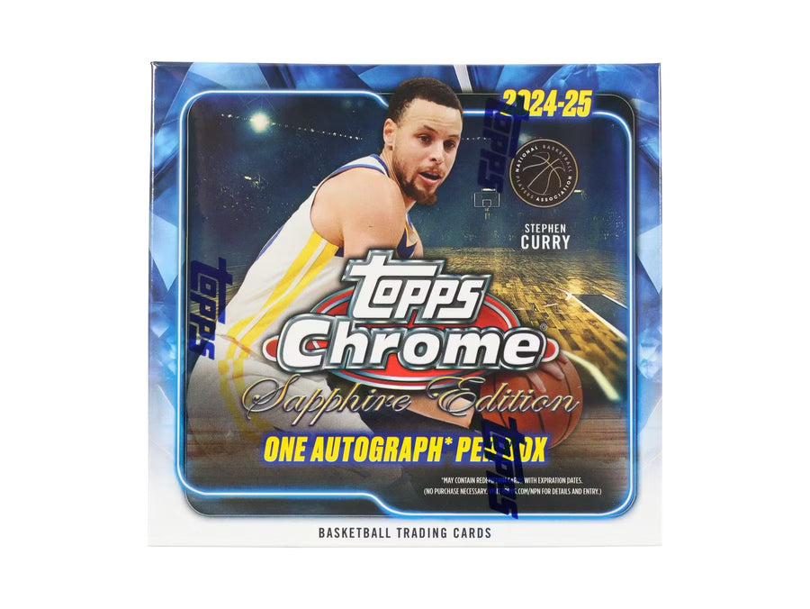 2024-25 Topps Chrome Basketball Sapphire Edition Hobby Trading Cards